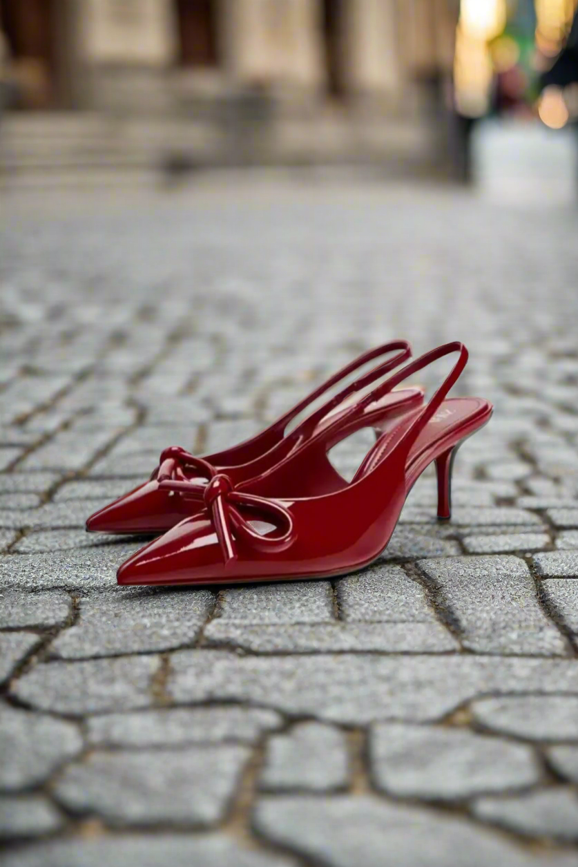 Point Toe Slingback Pumps