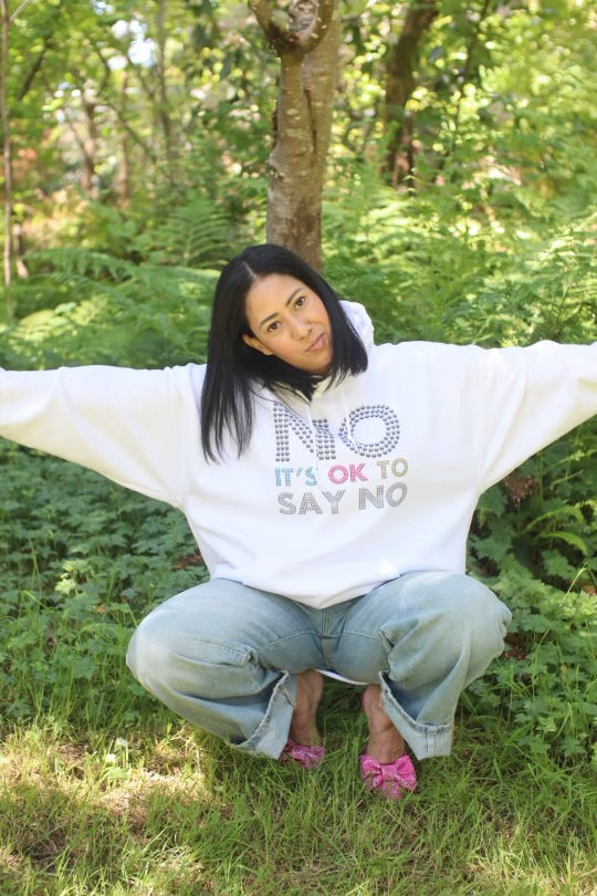 No Its Ok to Say No Hoodie for Men Women Unisex