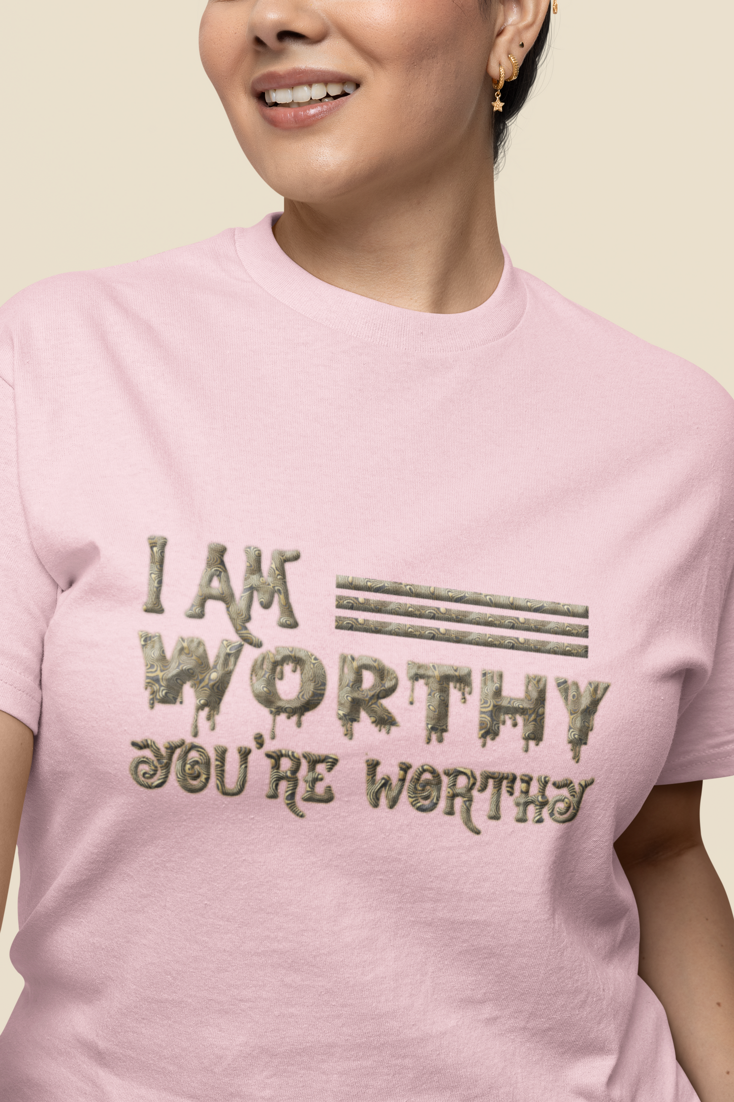 I Am Worthy - Men Women Unisex T-shirt
