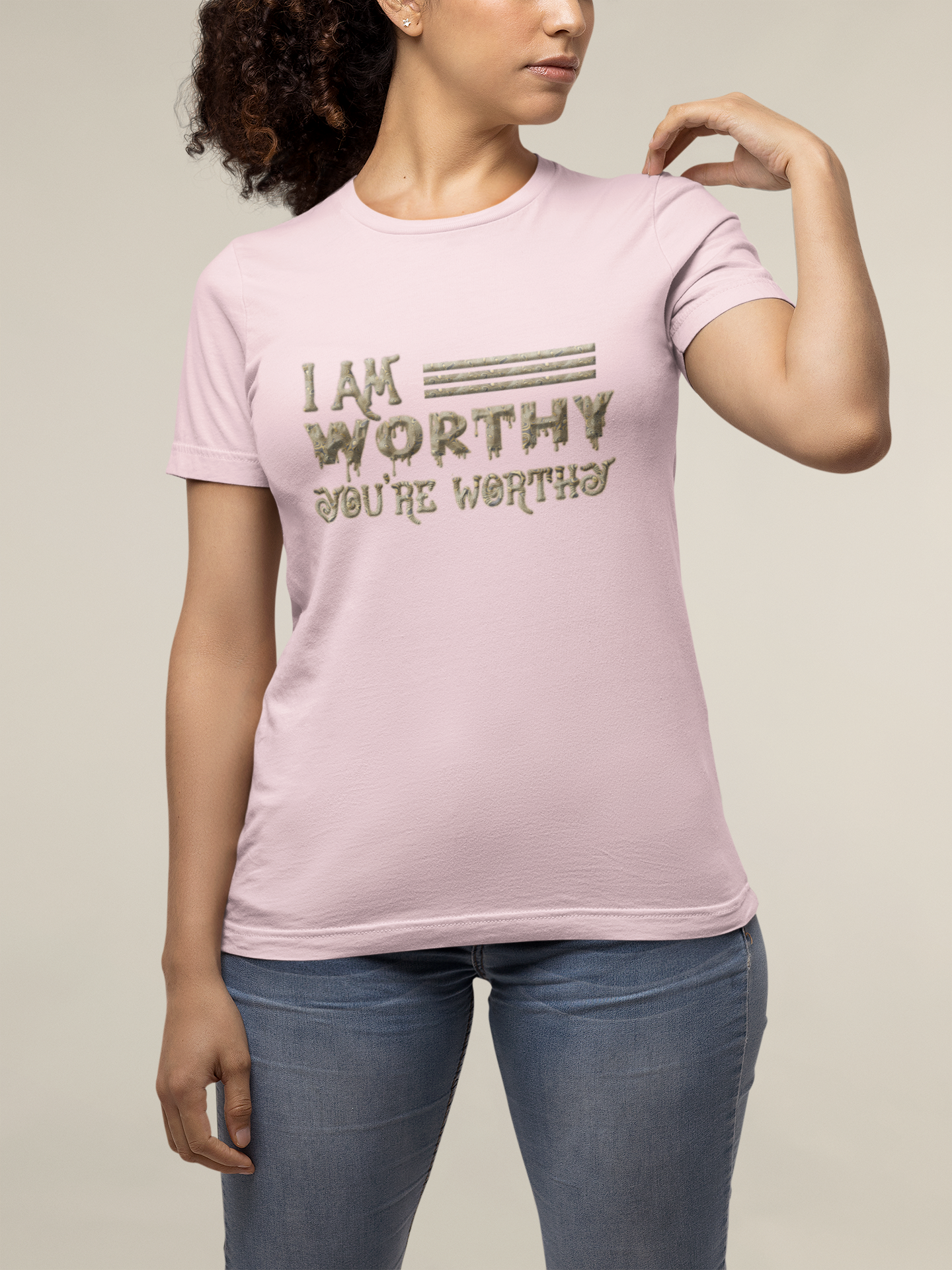 I Am Worthy - Men Women Unisex T-shirt