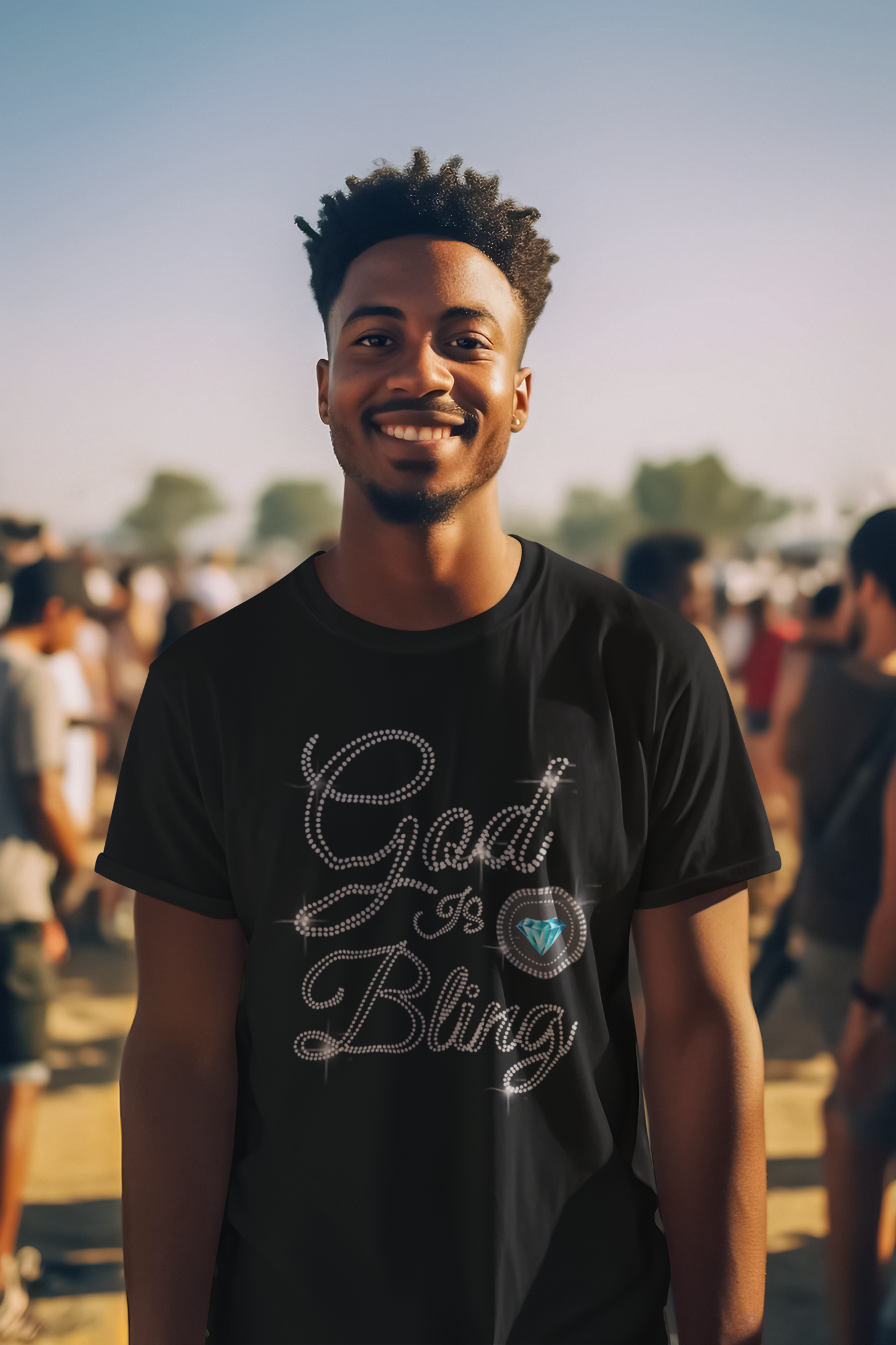 God is Bling - Men Women Unisex T-shirt