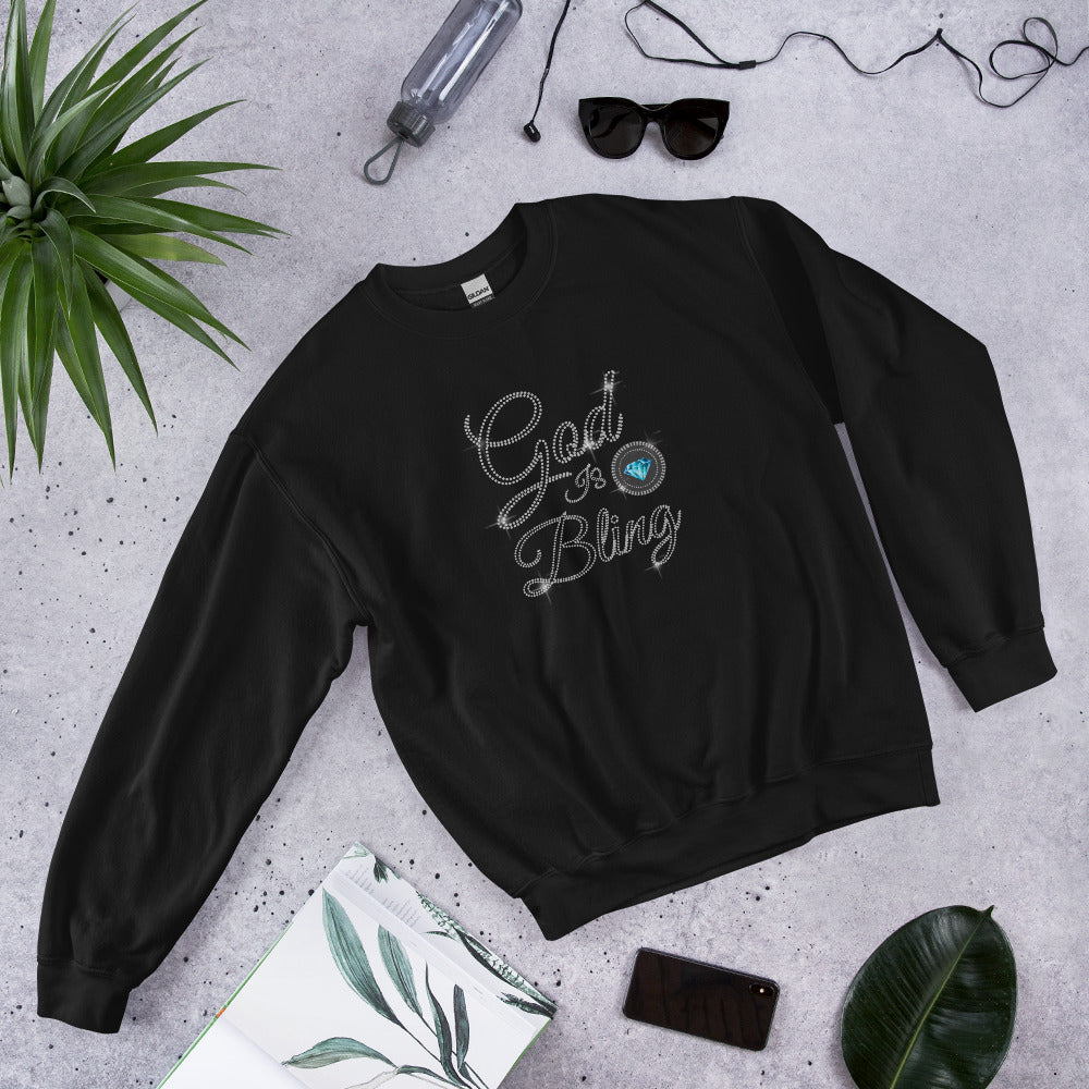 God is Bling Men Women Sweatshirt