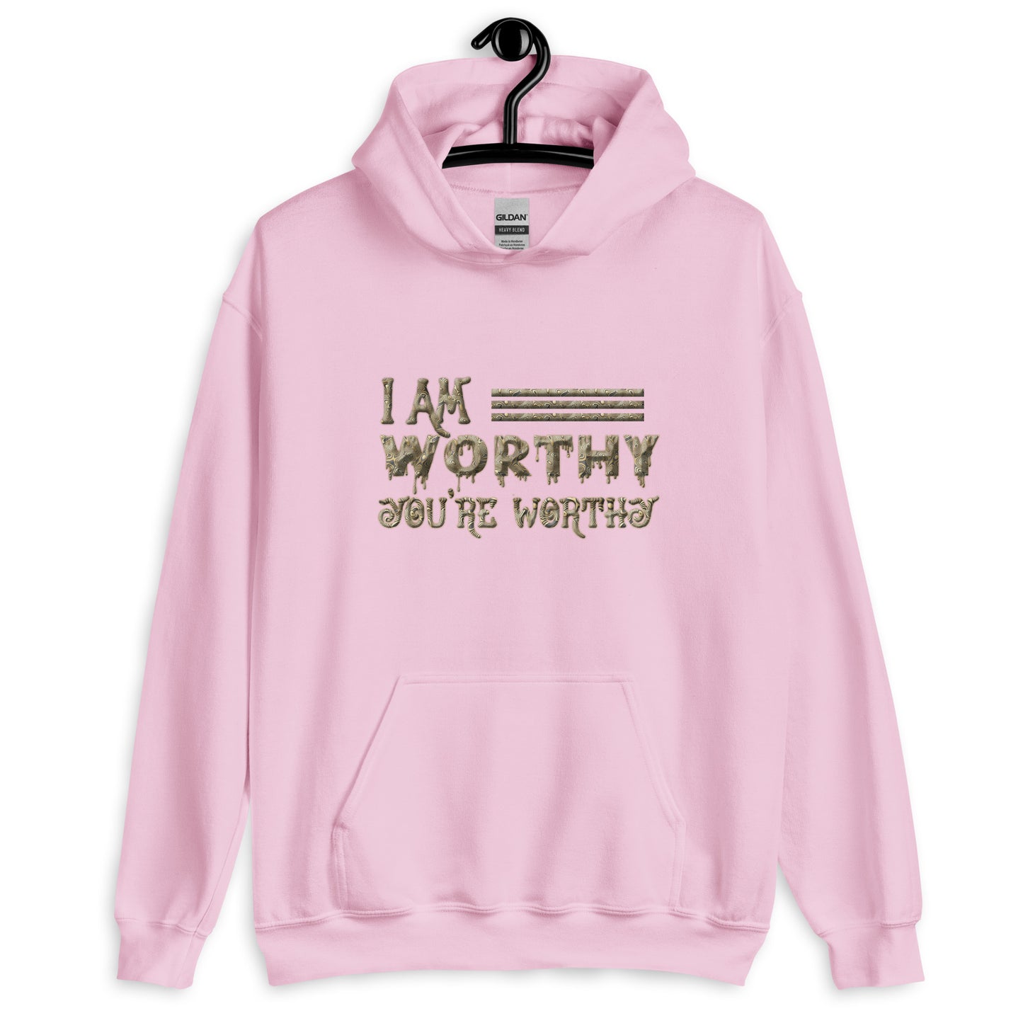 I am Worthy Hoodie for Men Women Unisex