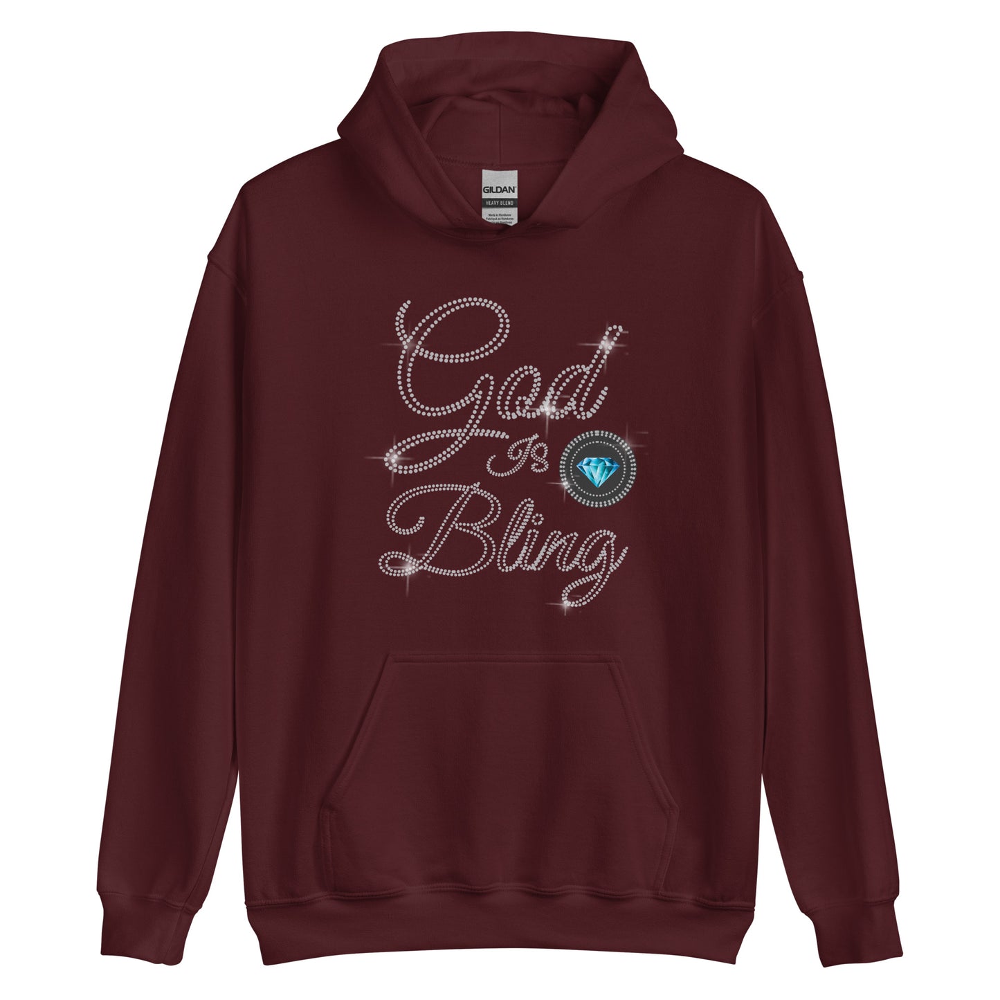God is Bling Hoodie for Men Women Unisex