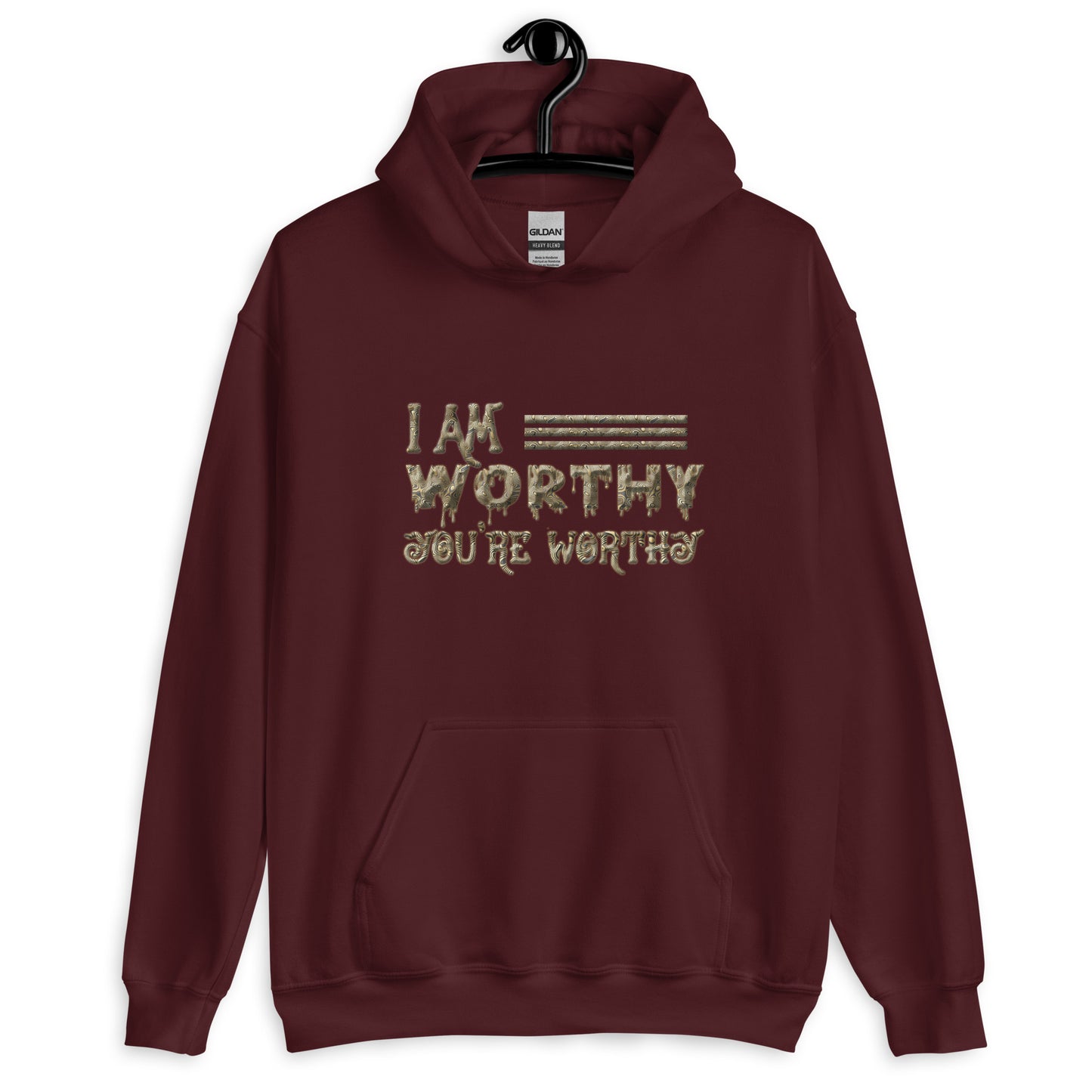 I am Worthy Hoodie for Men Women Unisex