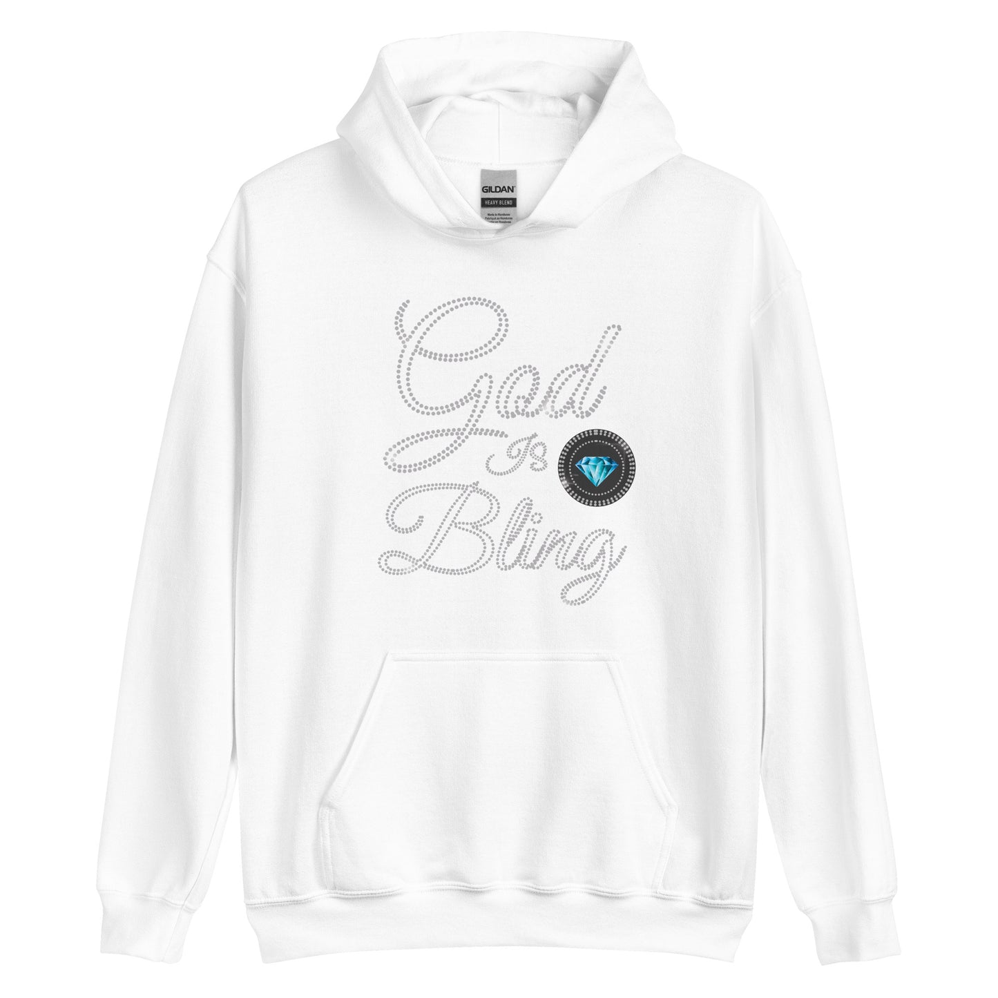 God is Bling Hoodie for Men Women Unisex