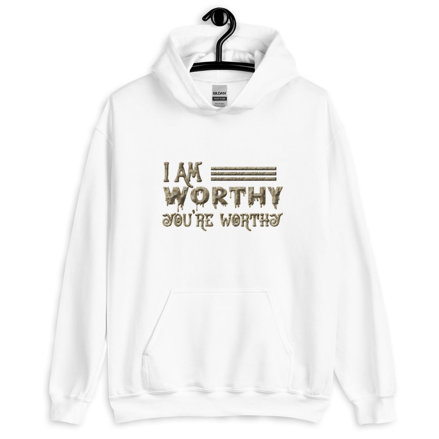 I am Worthy Hoodie for Men Women Unisex