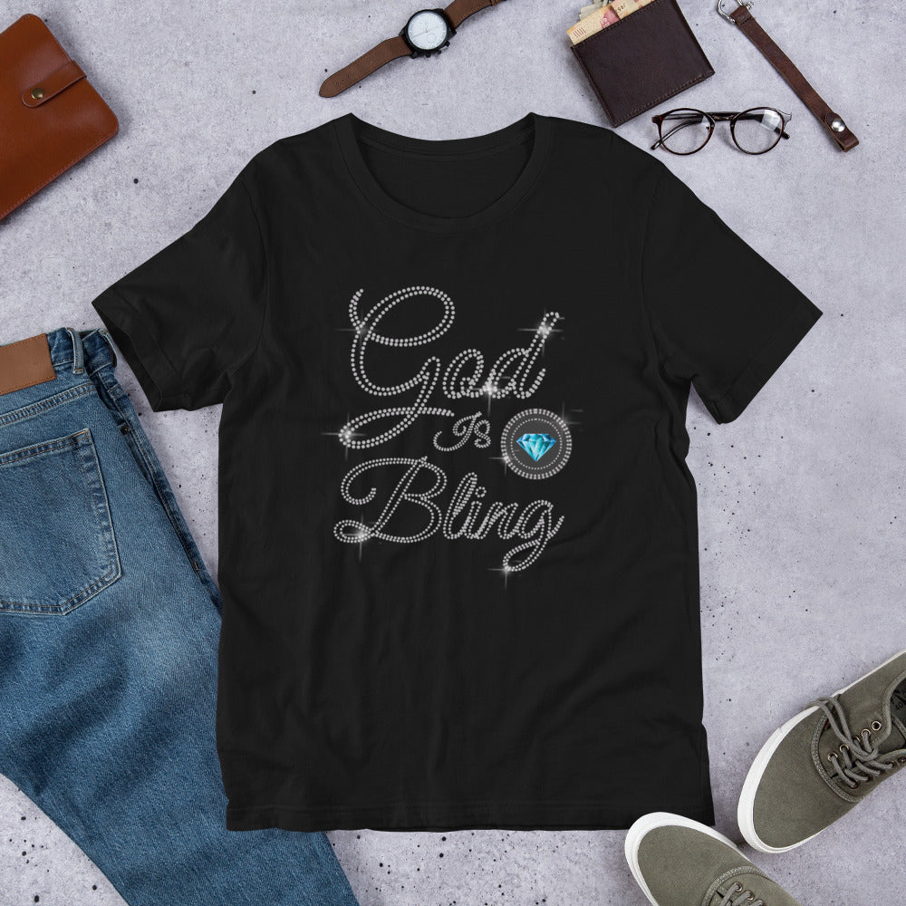 God is Bling - Men Women Unisex T-shirt
