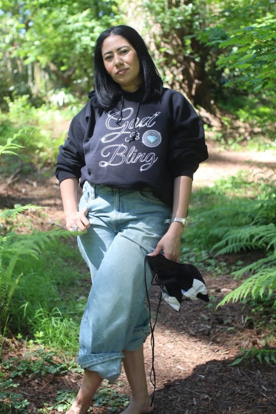 God is Bling Hoodie for Men Women Unisex