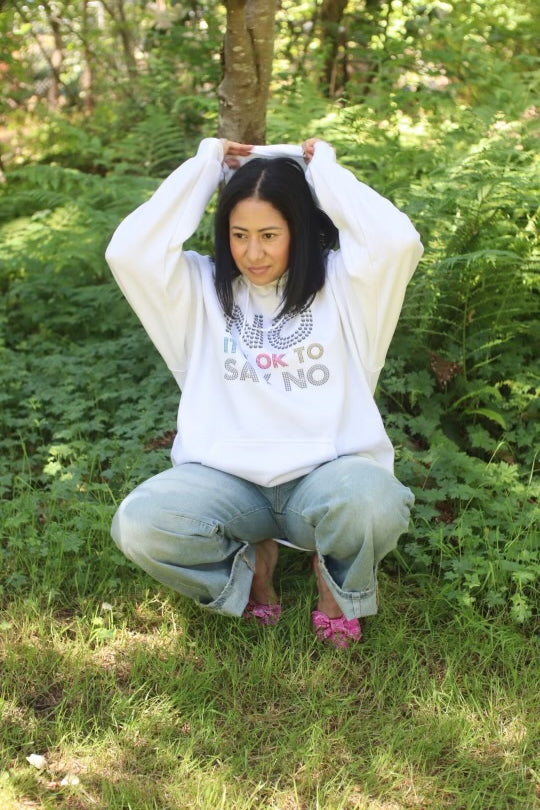 No Its Ok to Say No Hoodie for Men Women Unisex